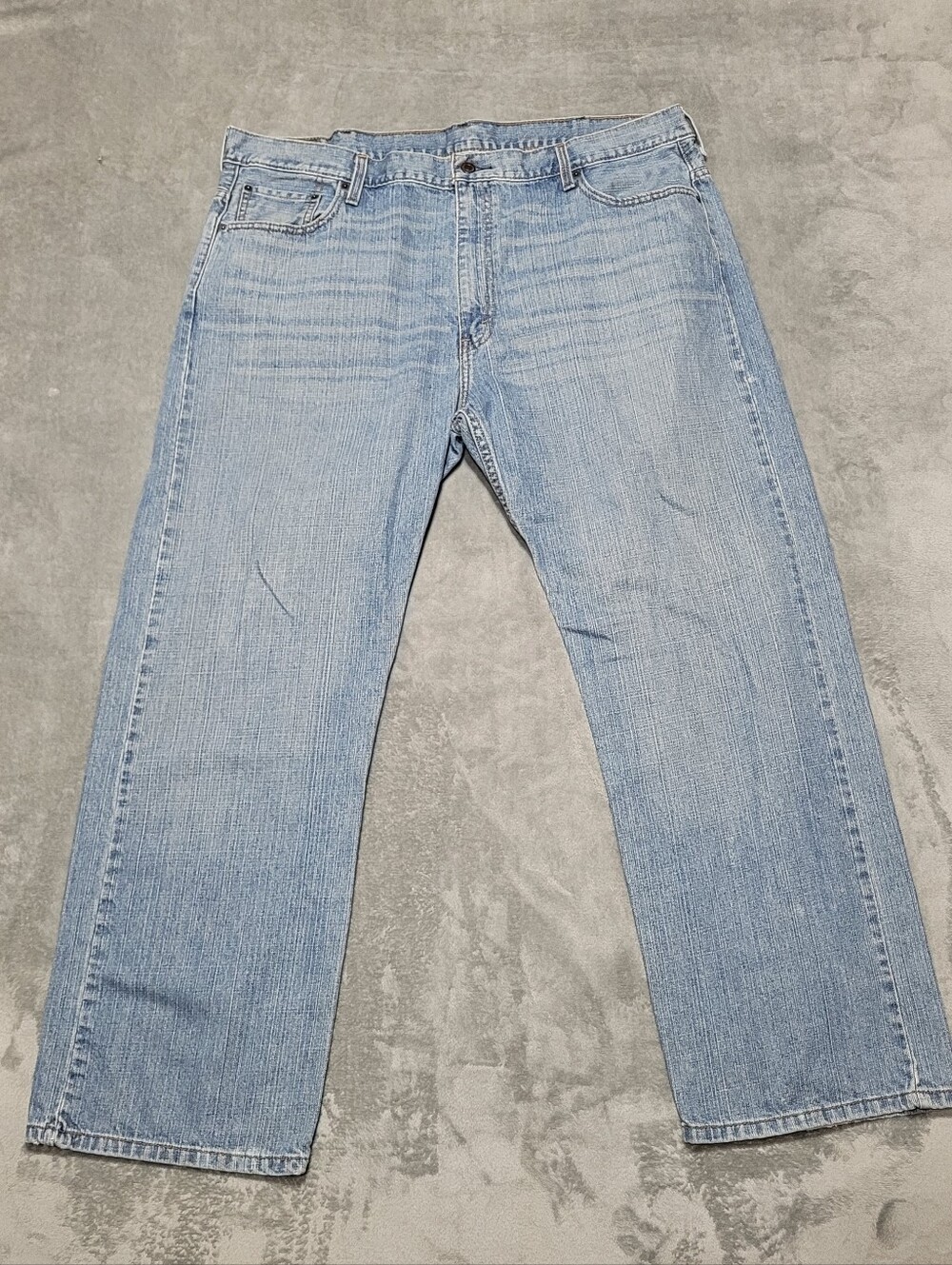 Levi’s 569 Loose Straight Jeans Men’s 42x32 Medium Wash Cuff Wear CW0318